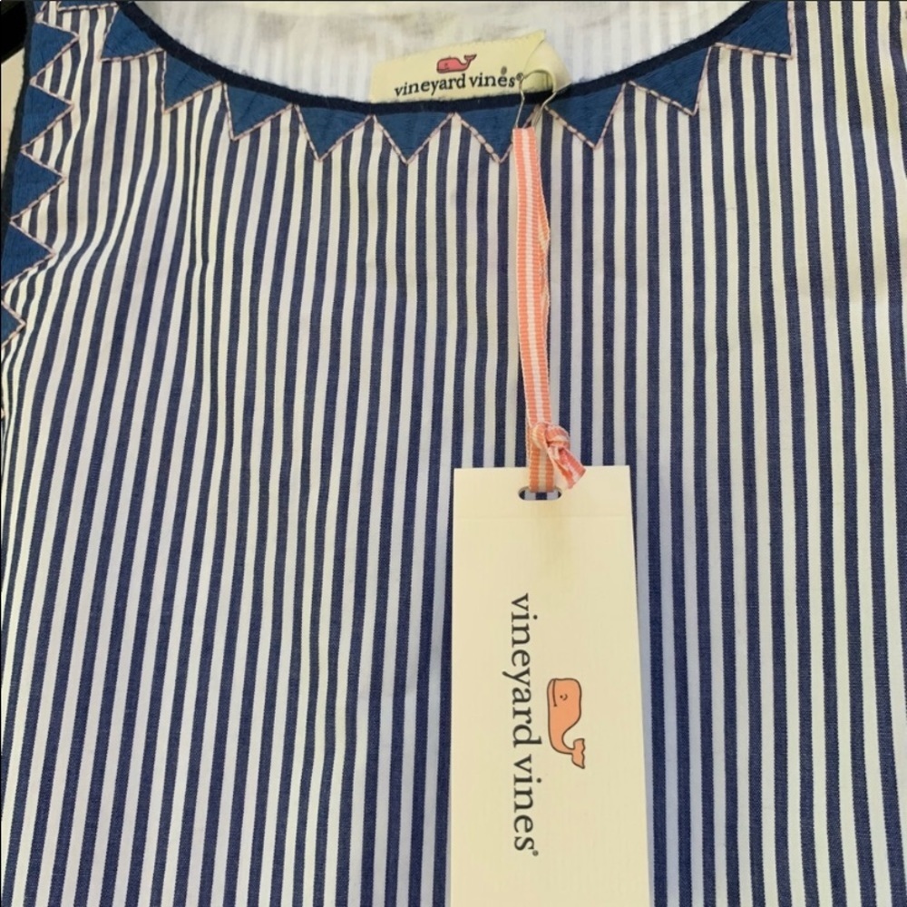 NWT Vineyard Vines Embroidered Dress preppy summer - Picture 3 of 4